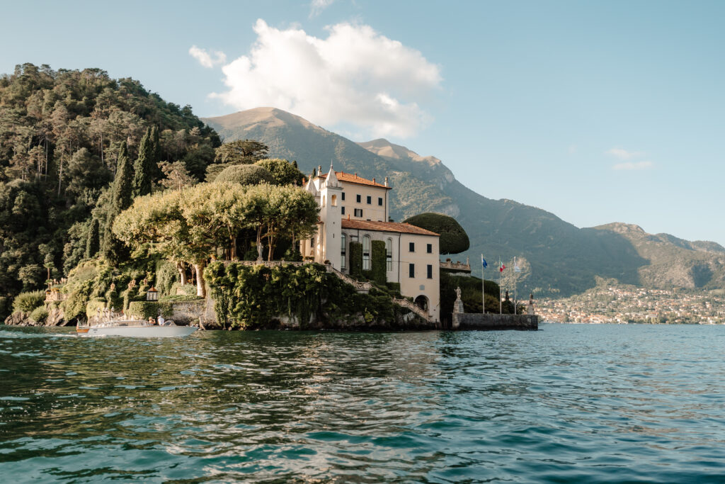 Luxury Lake Como Wedding Photographer - Boat ride Bellagio Villa Balbiano