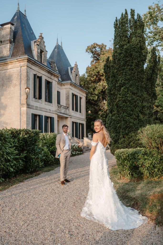 Destination wedding photographer - Chateau family home, France