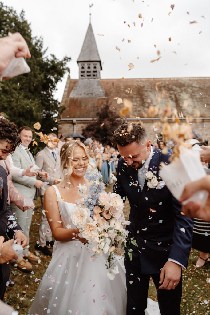 Church Wedding Ceremony - Confetti