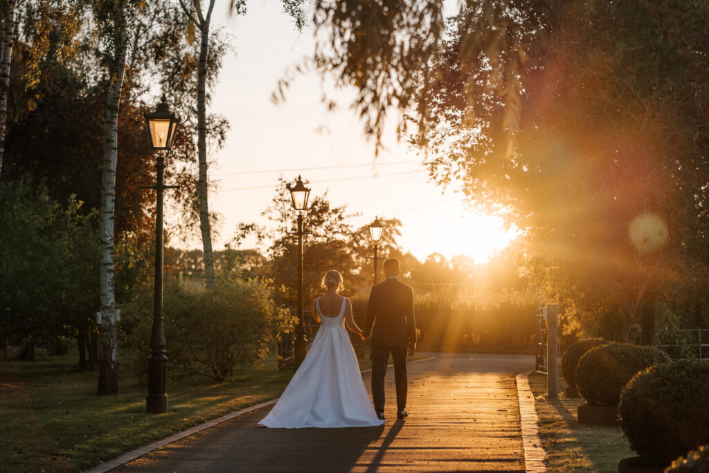 Summer Marquee Wedding at home - Golden hour, sunset photographer