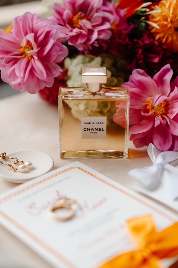 Bridal Preparations - wedding morning tips for beautiful details ft chanel perfume
