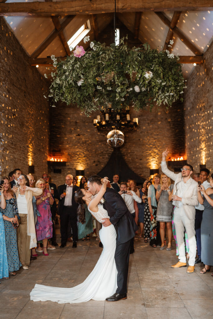 Stone Barn Wedding Photographer, Cotswolds - The First Dance