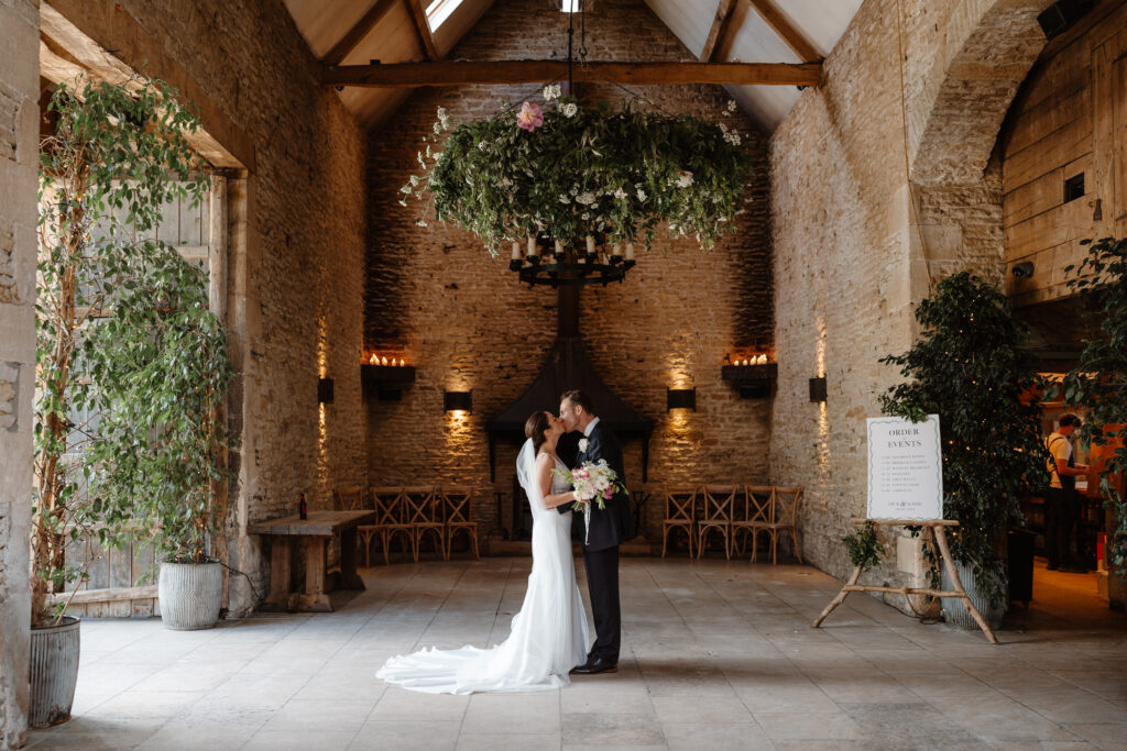 Stone Barn First Dance - Cotswolds Wedding Photographer